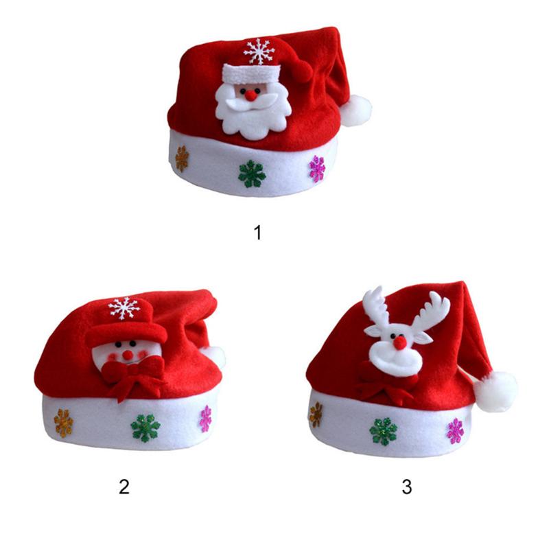 New Fashion children Christmas decoration hat for Brincos Christmas Day Girl Gift