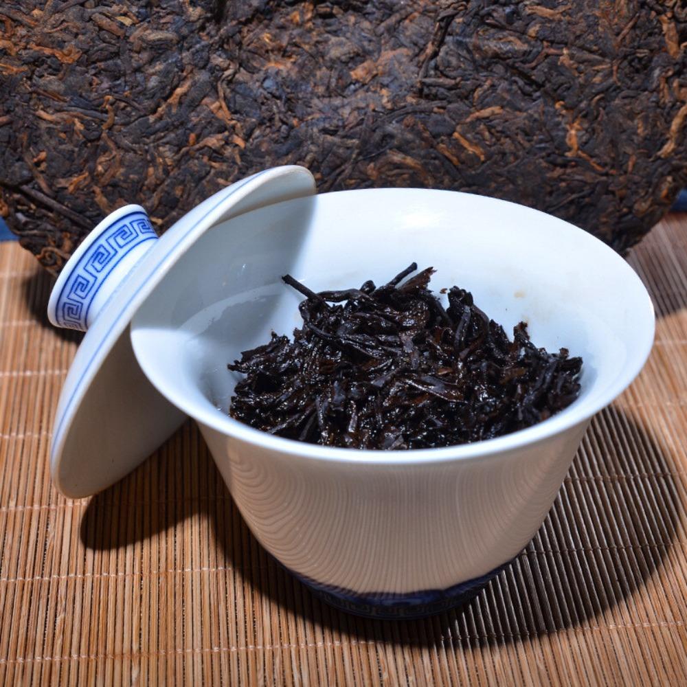 Premium 357g Chinese Yunnan Pu-erh Ripe Tea Cake Banzhang Healthy Herbal Rich Flavor Relaxation Wellness