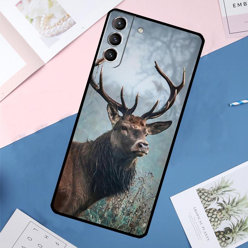 Deer Case For Samsung Galaxy S24 Ultra S20 S21 S22 S23 S25 Ultra S9 S10 Plus S25 FE Back Cover