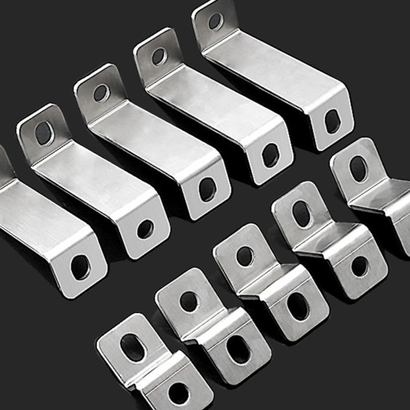 Ultra-Reinforced Z Shaped Corner Brackets With U Clamp Design For Tarnish Resistant Structural Support