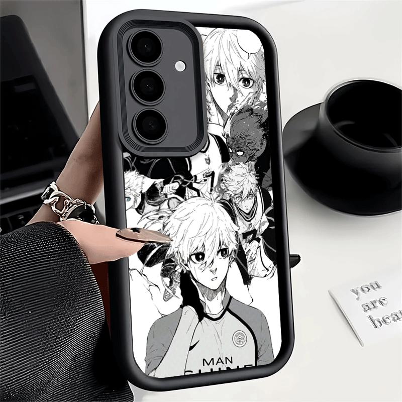 Phone Case for Samsung Galaxy A17 A16 A15 A14 A13 Blue L-Lock Nagi Seishiro A56 A36 A26 A55 A35 A25 A54 A34 A24 A53 A33 A23 A07