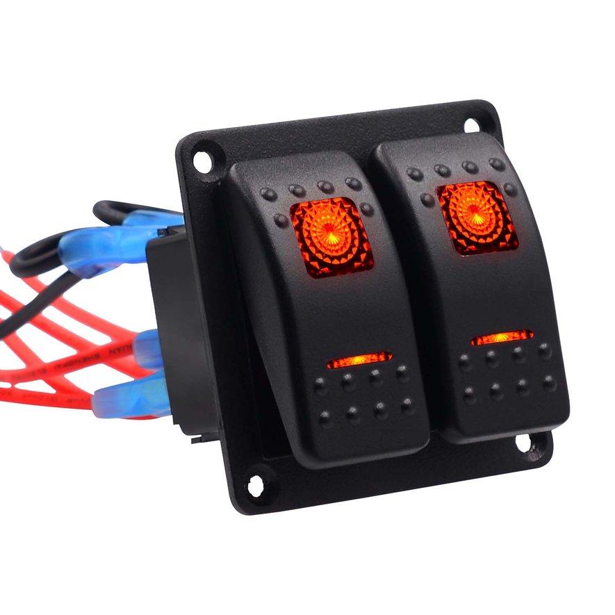 Beauty Ten Car RV Yacht Ignition Rocker Switch Combination*2 Power Off ...