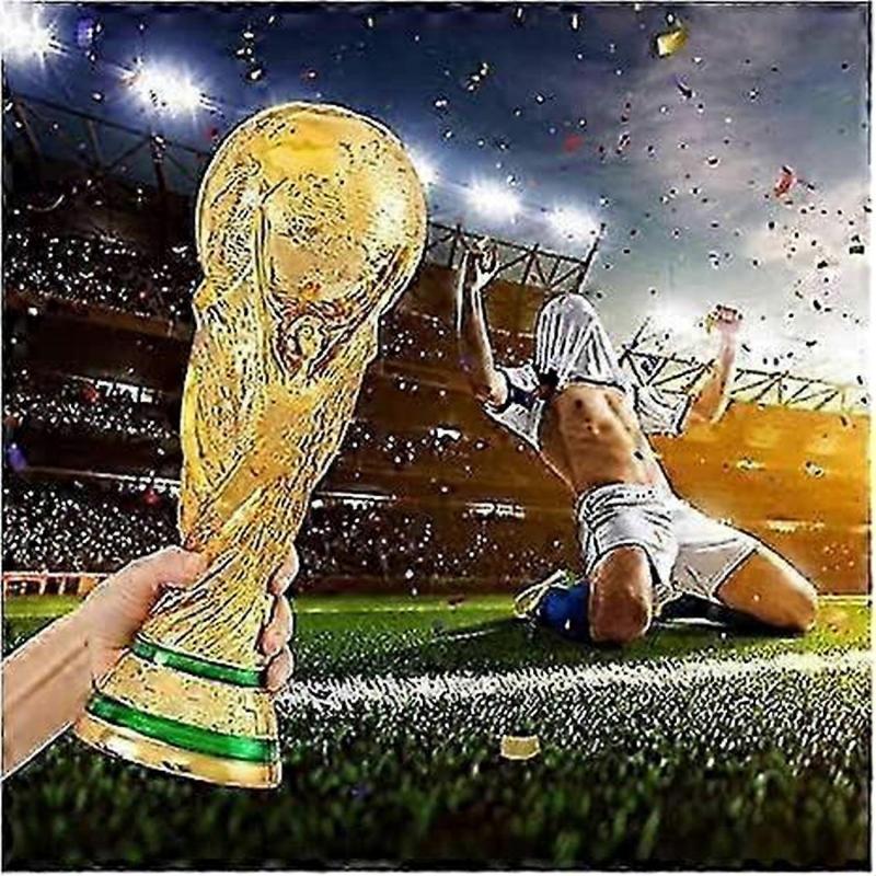 27/36 ס"מ גביע כדורגל גביע העולם העתק שרף דגם גביע מזכרת למעריץ כדורגל מתנה