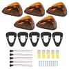 Powerful 5Packs Cab Marker Light Lens Roof Running Lightsw/Wiring For Ford F150 F250 F350 F450 F550 F65 E150 1999-2016