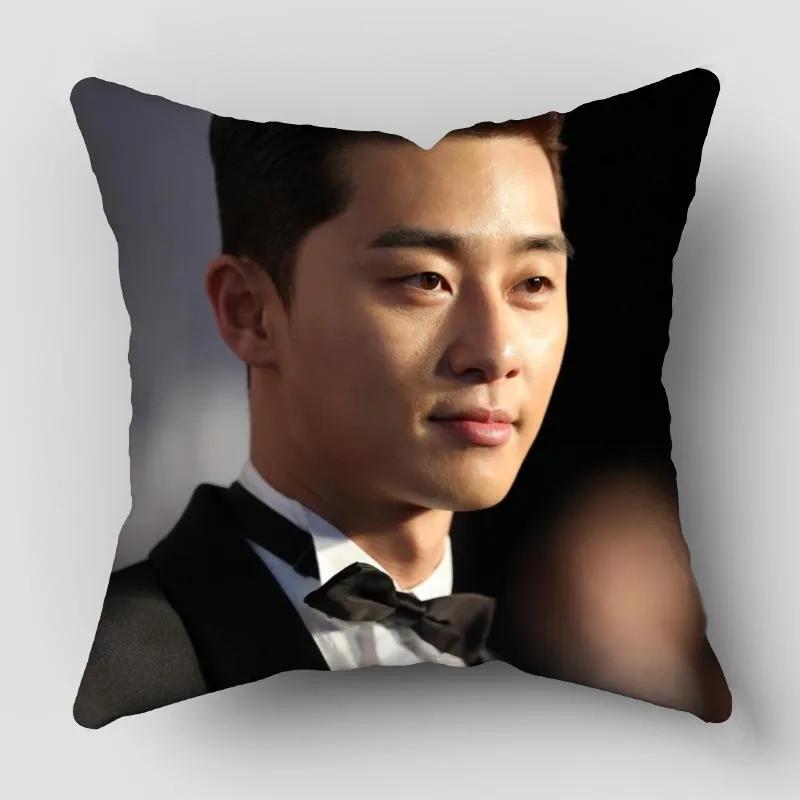 Park Seo Jun Pillow Case Satin Fabric Pillowcase Decorative Pillow Cover Wedding Decorative 0425