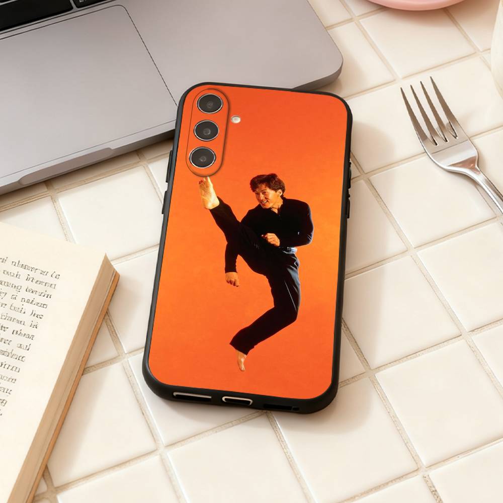 Chinese Kung Fu J-Jackie Chan Phone Case For Samsung Galaxy A73,A72,A71,A70,A53,A52,A51,Others Soft Black Shell