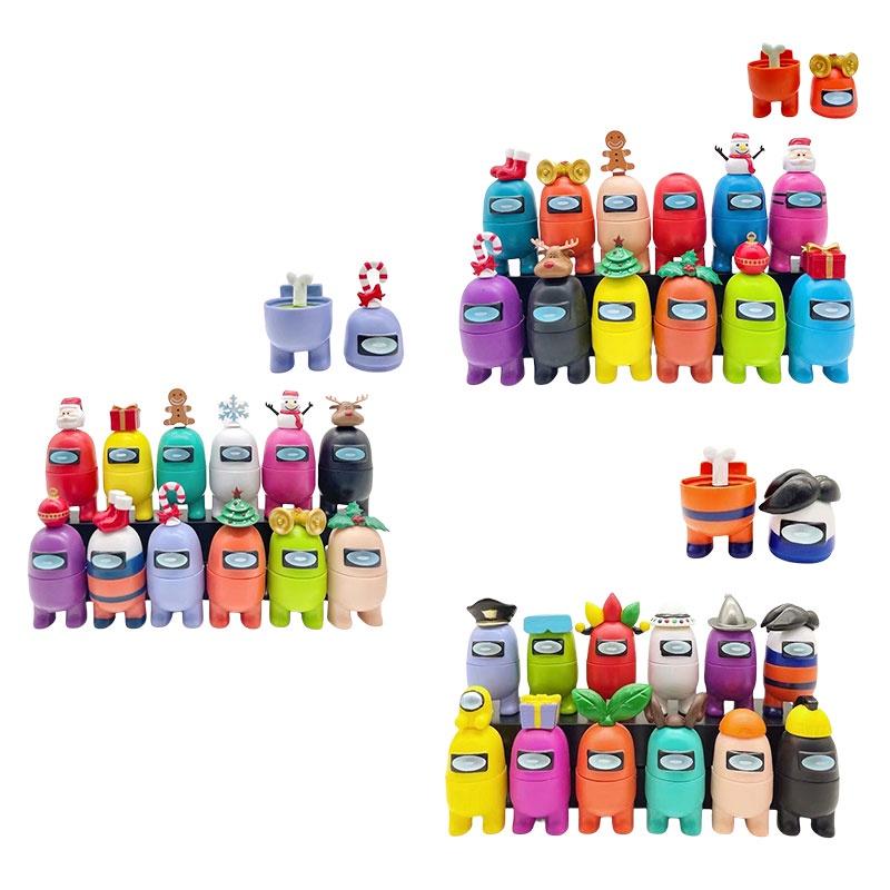 Among Us Game 12 Characters Toy Figures Wholesale Cartoon Style