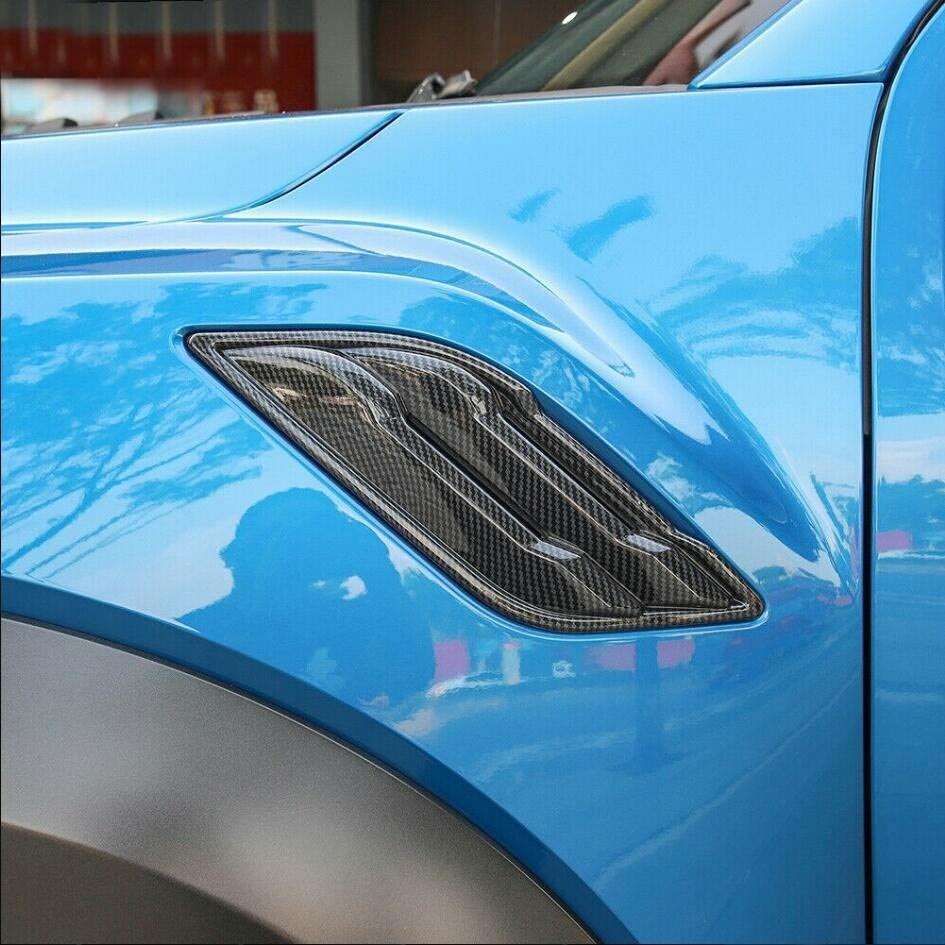 For 2017- Ford F150 F-150 Raptor Carbon Side Air Vent Hood Intake Cover Trim