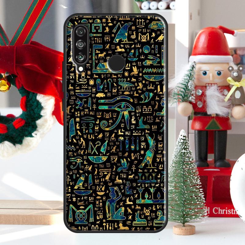 Ägypten Pharao Wandmalerei Für Huawei Nova Y73 Y60 Y70 Y90 Y72 Y61 Y91 7i 8i 11i 12i 12s 9 10 SE P20 P30 P40 Lite Hülle