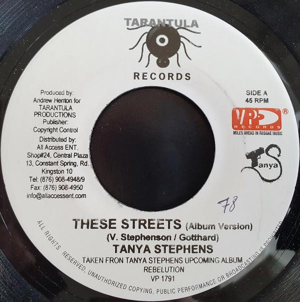 

7-дюймовая пластинка TANYA STEPHENS - These Streets NONE Tarantula Recor 2006 Ямайка Регги, Ска и Даб Б/У