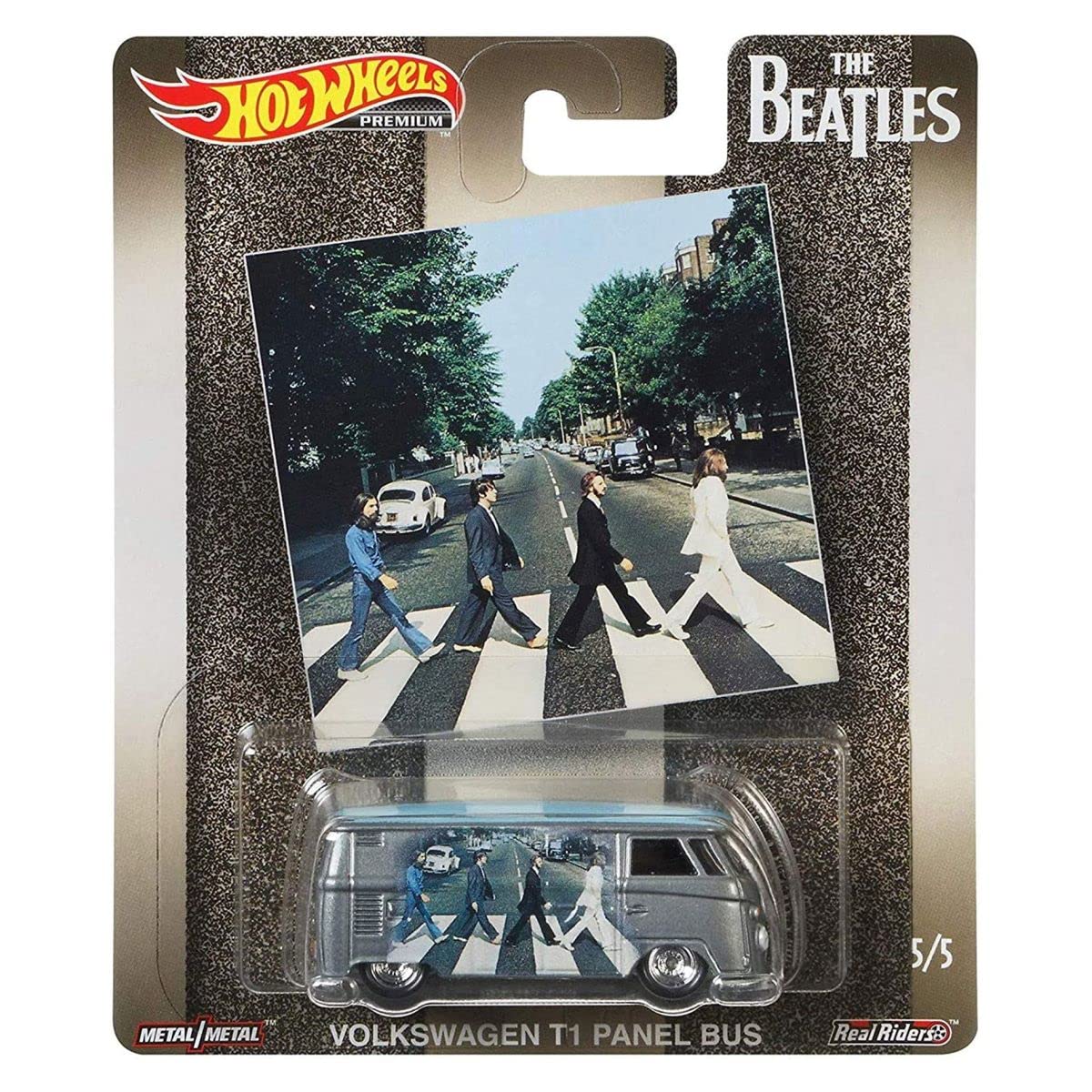 

Hot Wheels The Beatles Series VW T1 Панельный автобус Серый 5/5, серый