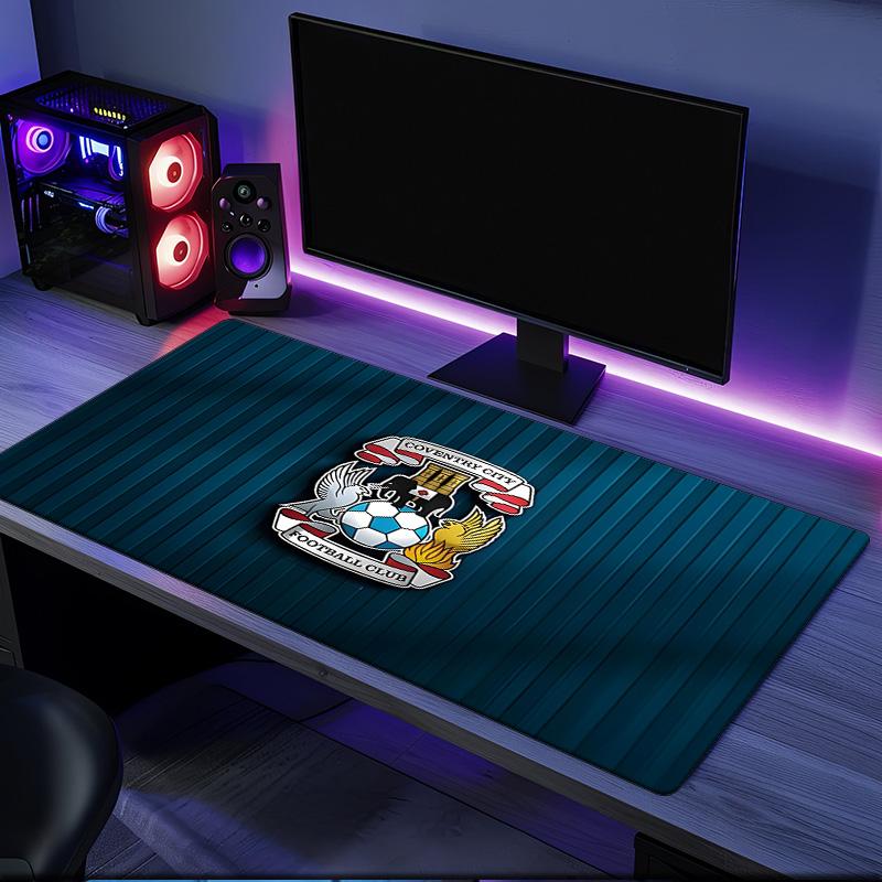 Coventry City Crest Design Mouse Pad, Rubber Base, Mouse Pad for Gamers and Office Use, Gaming Desk , Easy To Clean Mat Christmas fan gifts
