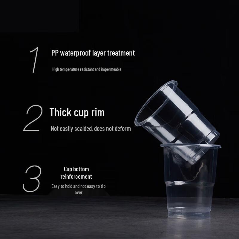 Yangge Disposable Transparent Plastic Cups