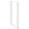 Vidaxl Nogi Do Stolika Kawowego, 2 Szt., Białe, 60X(90-91) Cm, Stal