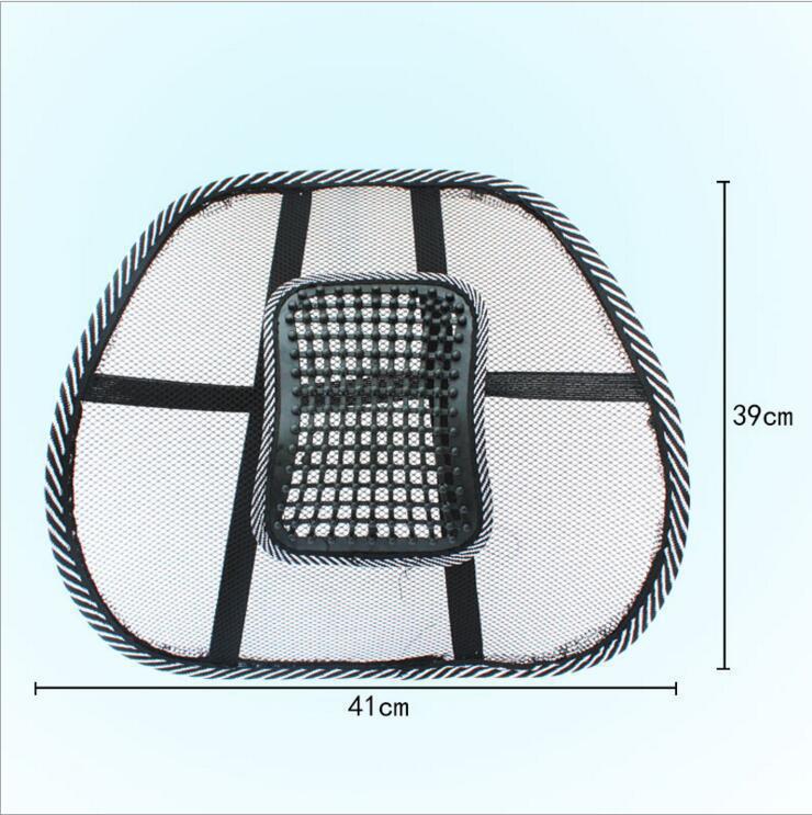 Car Seat Chair Massage Back Lumbar Support Pad Office Mesh Cushion