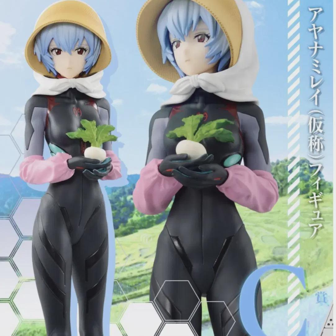 

Neon Genesis Evangelion Chohoki Runaway C Award Ayanami Rei Figure/ Farmer Rei