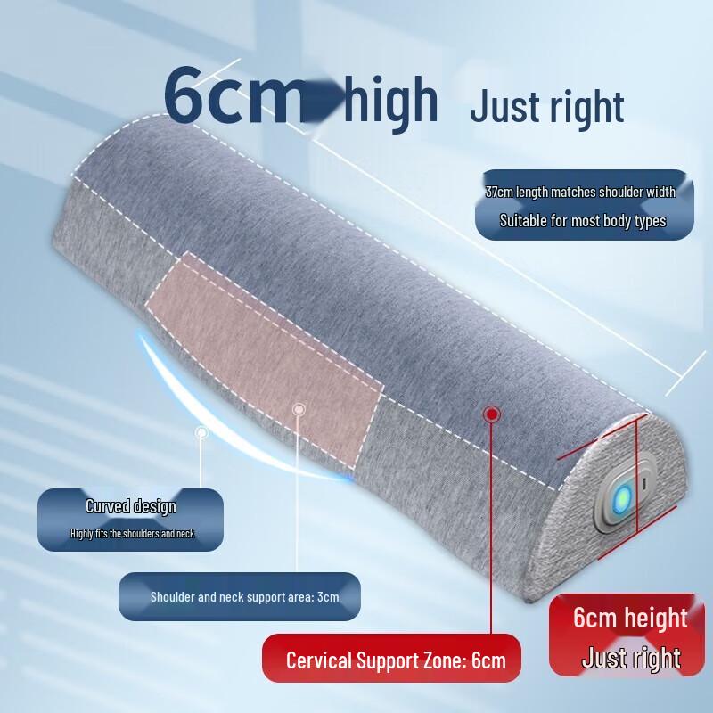 

HEZHENG Memory Foam Vibration Neck Massage Pillow