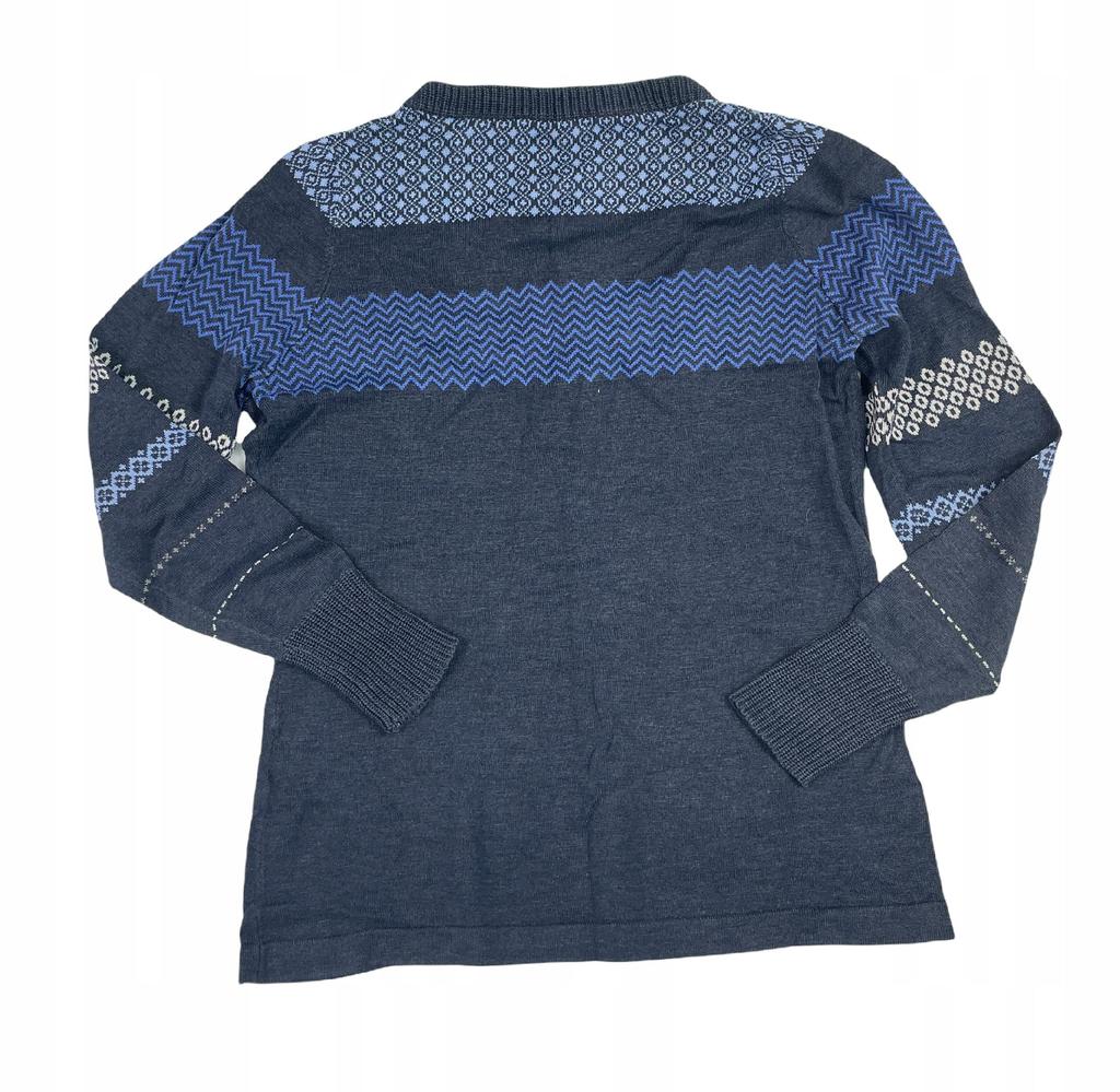 Elegant Navy Blue Woolrich Women's Sweater L - Used