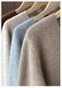 Women's Pure Cashmere Round Neck Sweater - New Fashion, Solid Color, Versatile Warm Knit Pullover