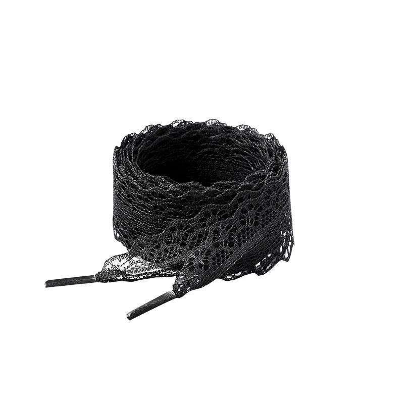 1Pair Black White Shoe Laces Accessorices Lace Flat Shoelace for Sneakers Shoelaces for Women Casual Shoes