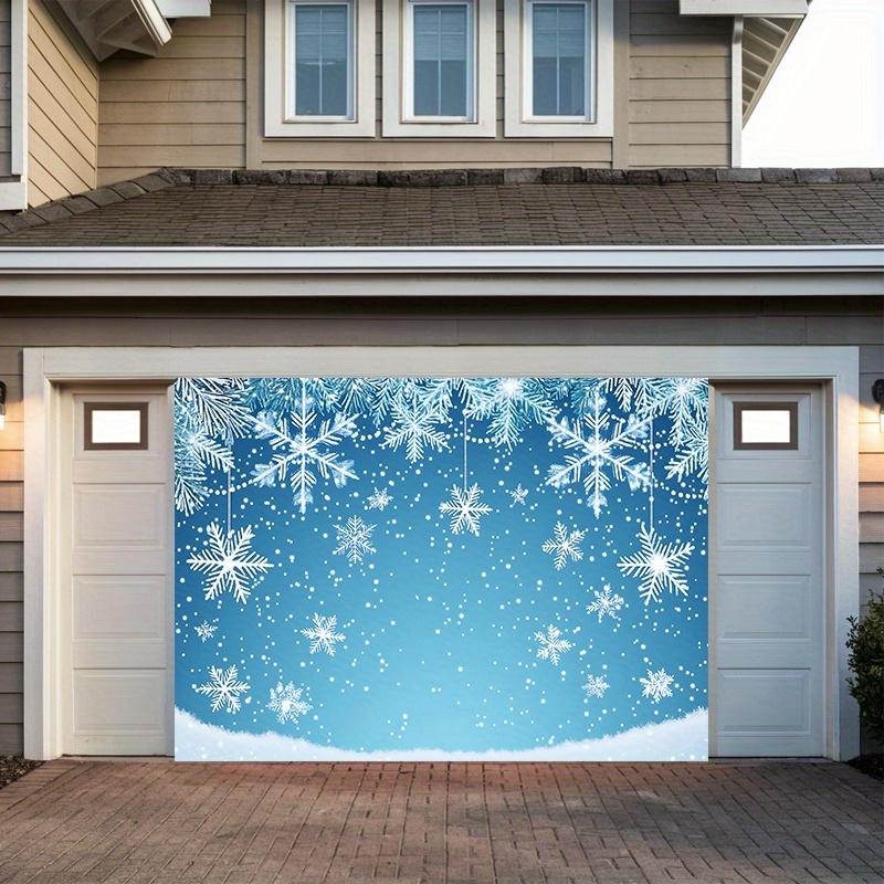 1pc, 2D flat, ice blue winter banner, perfect for decorating living room and bedroom walls, and home décor. wsj