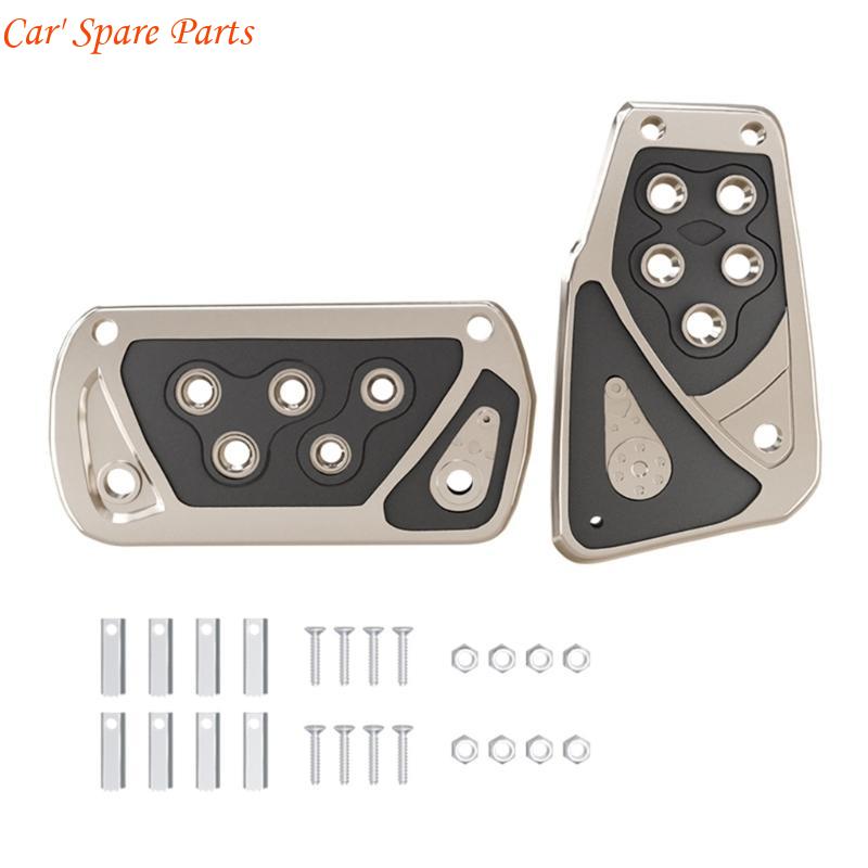 Y4UA Non-slip Car Foot Treadle Footrest Pedal Cover Automatic Gear Brake Rest Pedal