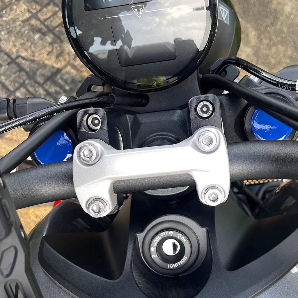 HRuizq Handlebar Spacer/Stopper Applicable to Honda CB650R 2019-2023 CBR650R 2019-2023