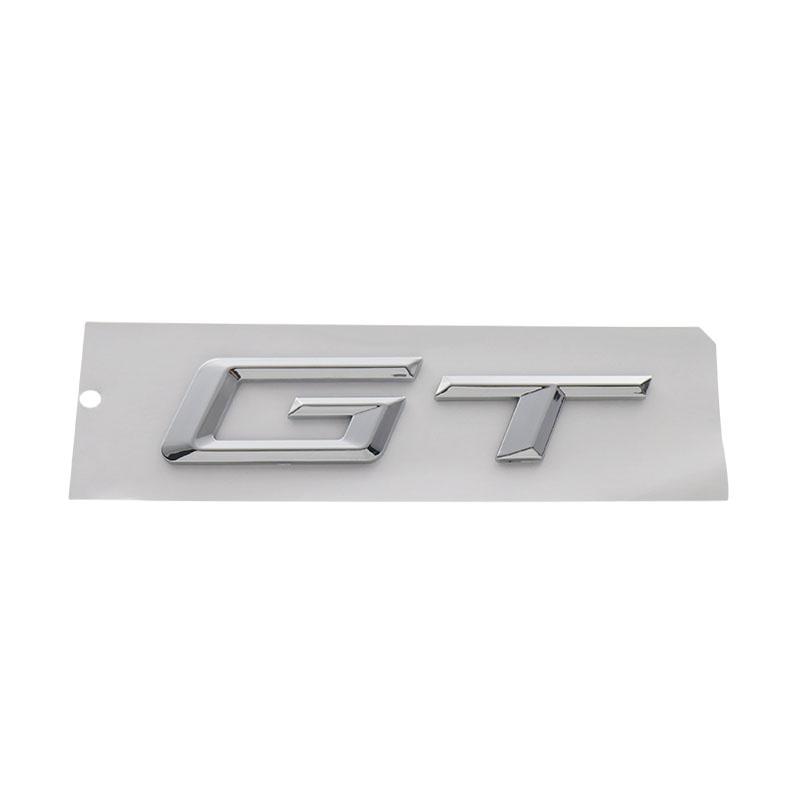 

3D Premium GT G T for 320d E36 320 C 400 650 530 F07 F34 G32 car Engine Hood Fender trunk Tail Rear Decal Emblem Badge Sticker chrome