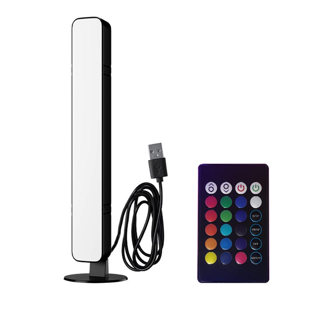RGB звукосниматель свет музыка ритм огни модернизированный USB перезаряжаемый модель рождественское украшение настольный RGB световой бар музыка ритм