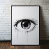 Plakat czarne oko
