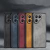 For Tecno Pova 7 Ultra / Pova 7 Pro / Pova 7 Case PU Leather Skin Shockproof Hard Back Cover Case Silicone Bumper