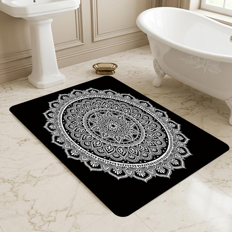 Mandala Living Room Nonslip Area Rug Soft Carpet For Bedroom Game Playroom Sofa Office Home Decor Doormat Christmas Gift C930892