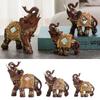Model Elephant Figurine Ornament Simulated Resin Animal Sculpture  Balcony Garden Supplies