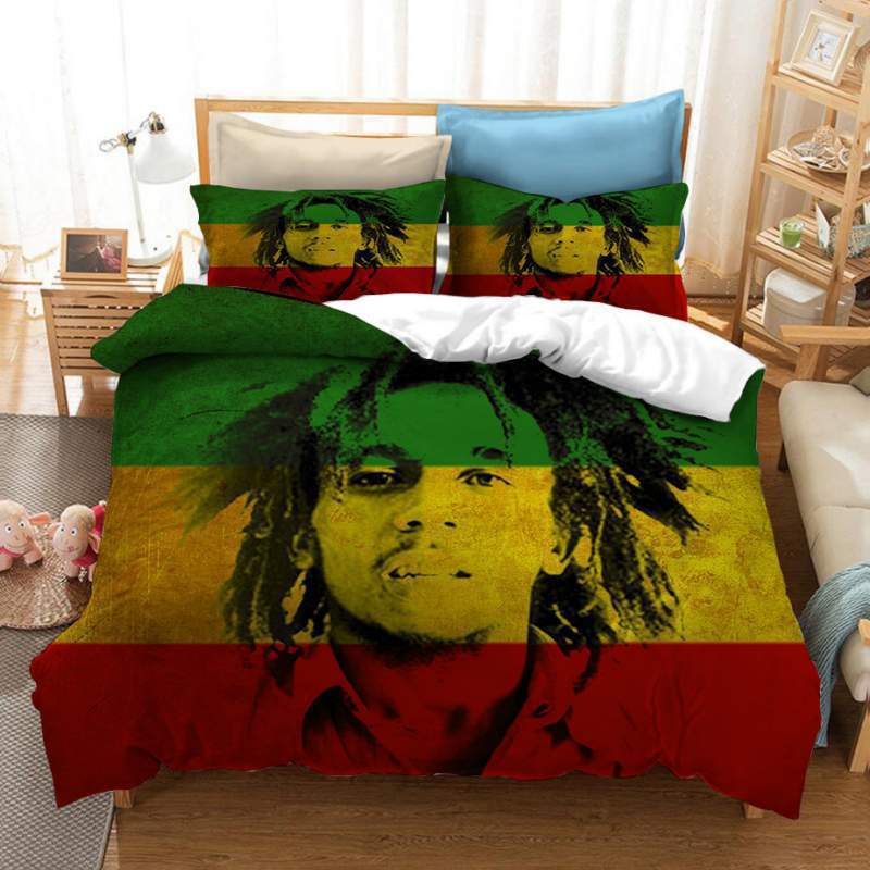 3D Digital Printing Quilt Set Three-Piece Bob Horsepower