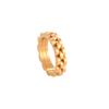 European and American Niche Gear Titanium Steel Ring, Hip-hop Minimalist Style,  Fashion Stainless Steel Finger Ring