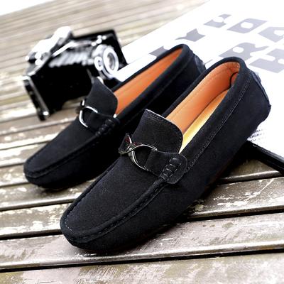 Men Casual Shoes Fashion Suede Shoes Men Loafers Leisure Moccasins Slip On Men's Driving Shoes Soft Boat Shoes Italian Style New