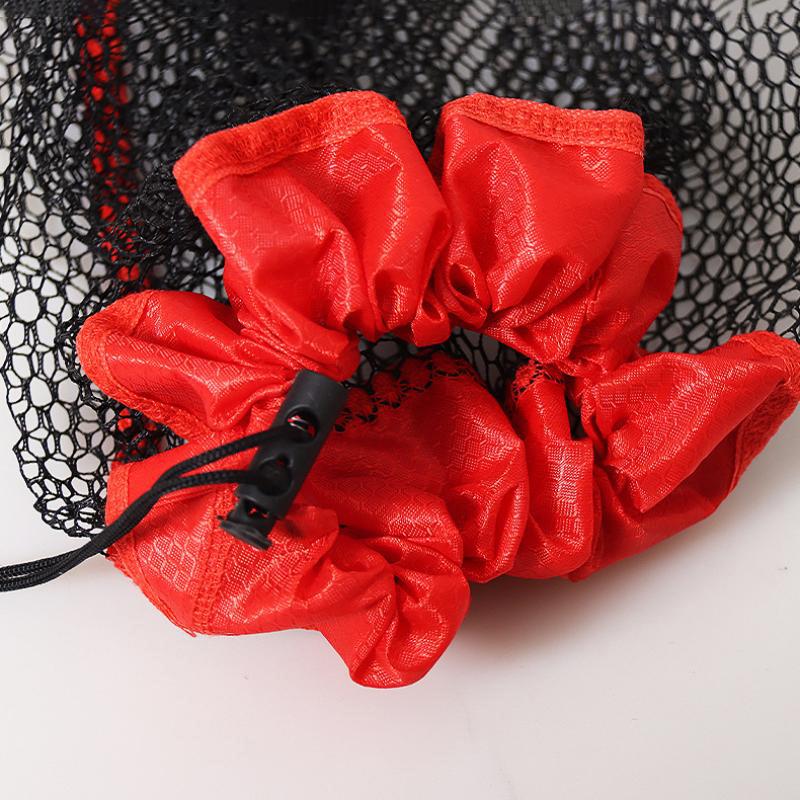 Fishing Mesh Bag Folding Fishing Fishing Gear Thickening Small Grid Nets Live Fish Nets Bag Bundle Mouth Net Bag Fishing Supply