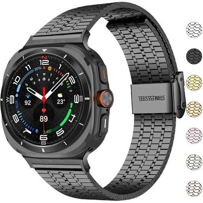 For Samsung Galaxy Watch Ultra Band 47mm Business Stainless Steel Strap Galaxy Watch Ultra 47mm Correa Bracelet Men Woman Strap