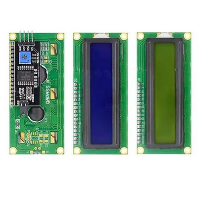 I2C 1602 LCD-Modul mit blauem Bildschirm, Bibliotheksdateien enthalten; Verfügbar in Blau oder Green-Screen-Optionen