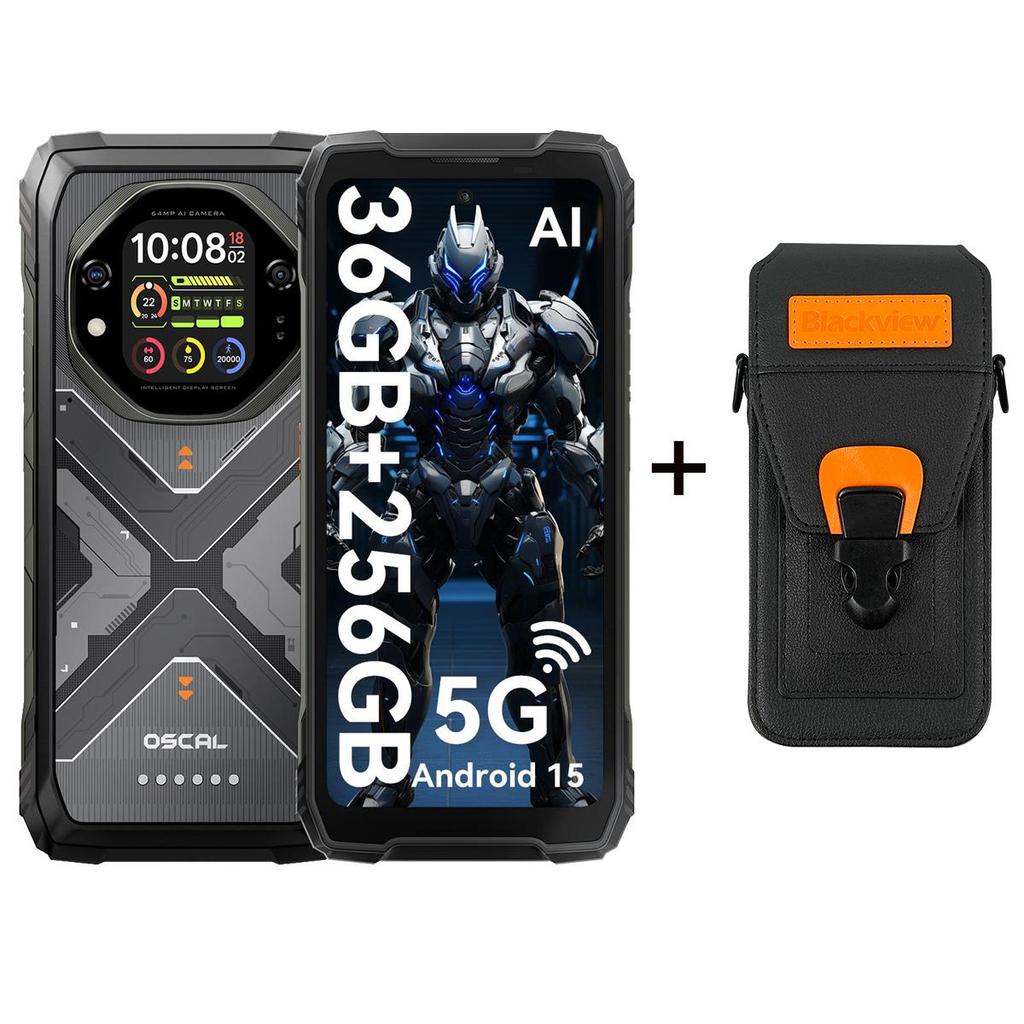Oscal TANK 1 5G 6.78inch Dimensity 7050 Rugged Phone Android 15 12GB or 16GB RAM 256GB or 512GB ROM 20000mAh Battery
