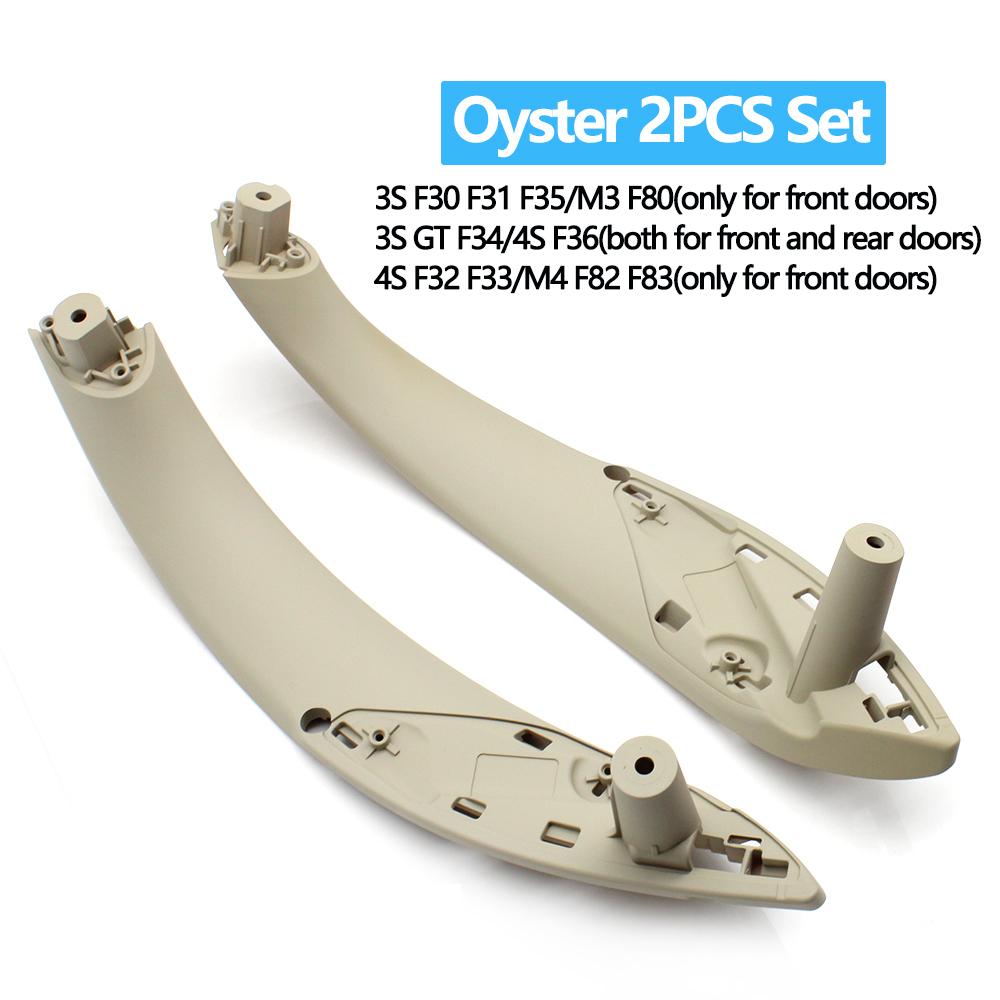 

Ручка двери автомобиля ide Pull Trim Cover для BMW 3 4 серии M3 M4 F30 F31 F32 F33 F34 F35 F36 F80 F82 F83 316d 318d 320d 325d Oyster Front 2pcs