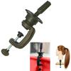 100% Real Hair Material Doll Head Men's 8-inch Hairdresser Beauty Styling Training Model Headband Clip Stand (stand Only)