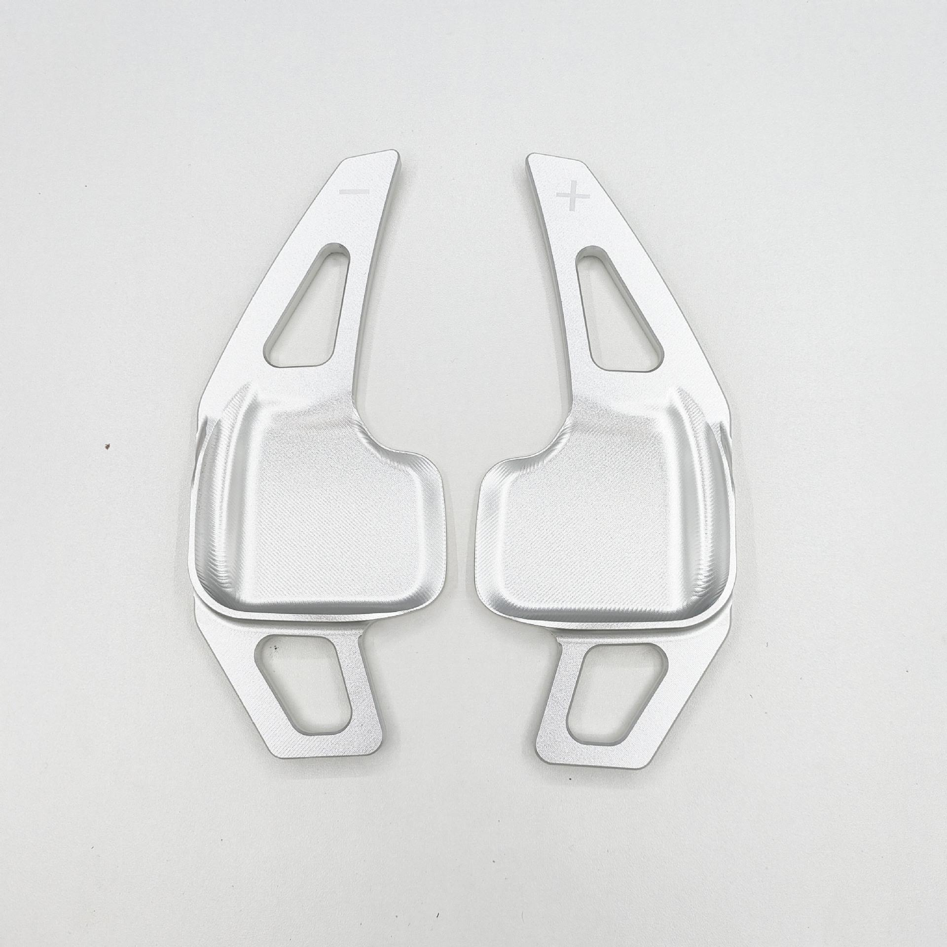 2Pcs  Aluminum Steering Wheel Shift Paddle Shifter Extension Fit for BMW X1 X4 3 Series F30 5 Series F10 Z4 Car Accessories 1 pair A-SLIVER