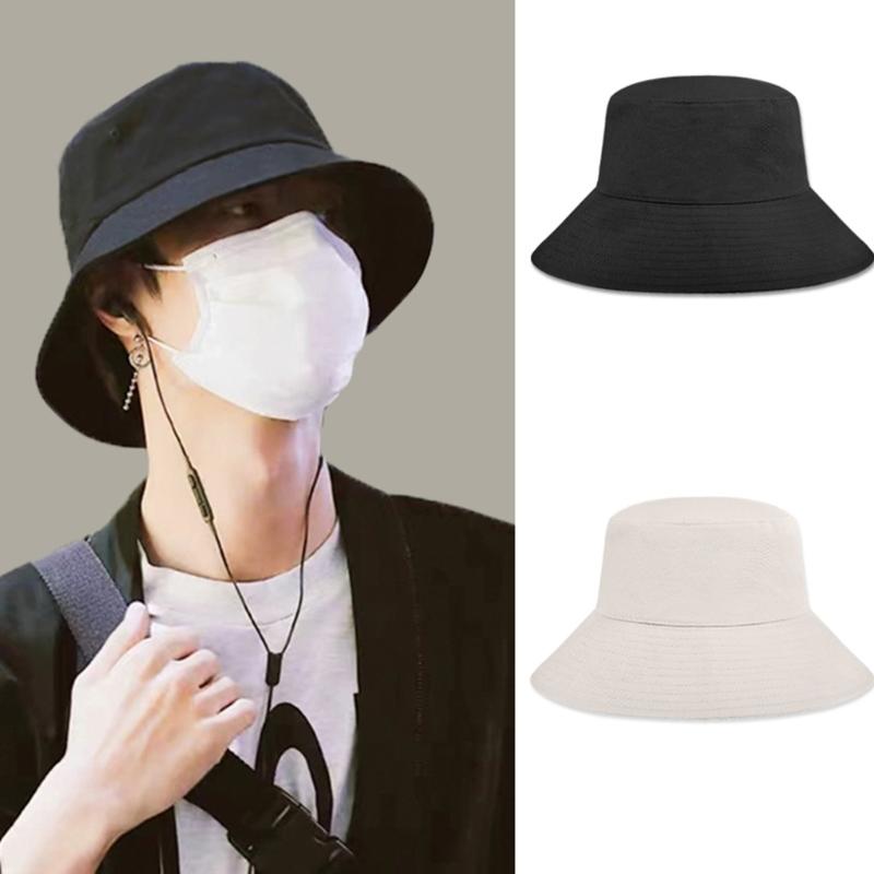Double Side Fisherman Hat For Couples Stylish Comfortable Foldable Sun Protective Bucket Hat For Beach Vacation Wear