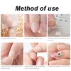 50pcs Strong Adhesion False Nail Jelly Double Sided Gel Nail Tape  Home & Travel Portable Nail Use