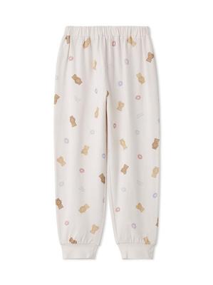 Calças Compridas Gelato Pique Estampa Urso Cereal PKCP244461 PNK Infantil
