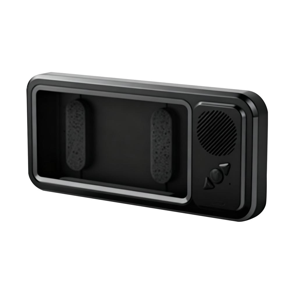 Handyhülle mit eingebautem Lautsprecher, 480 Grad drehbare Wandhalterung, Touchscreen Dusch-Handyhalterung, Saugfuß-Lautsprecher, Kabelloses Ladegerät