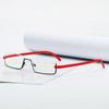 1pc Anti-Blue Light Reading Glasses Small Lightweight Half Frame Rectangle Clear Readers Computer Eyeglasses For Men Women