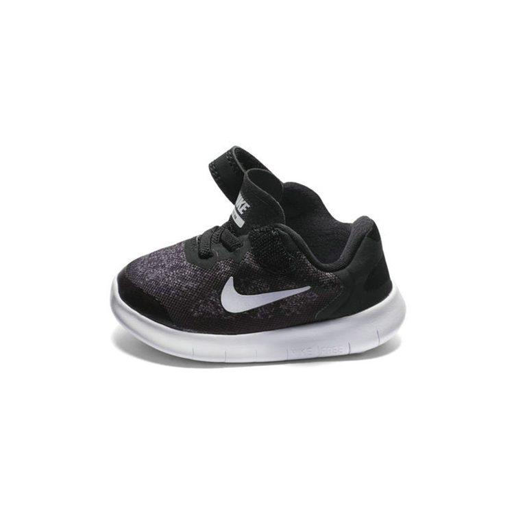 Nike Free RN Low top Running Shoes Black Infant And Toddler 904257-002