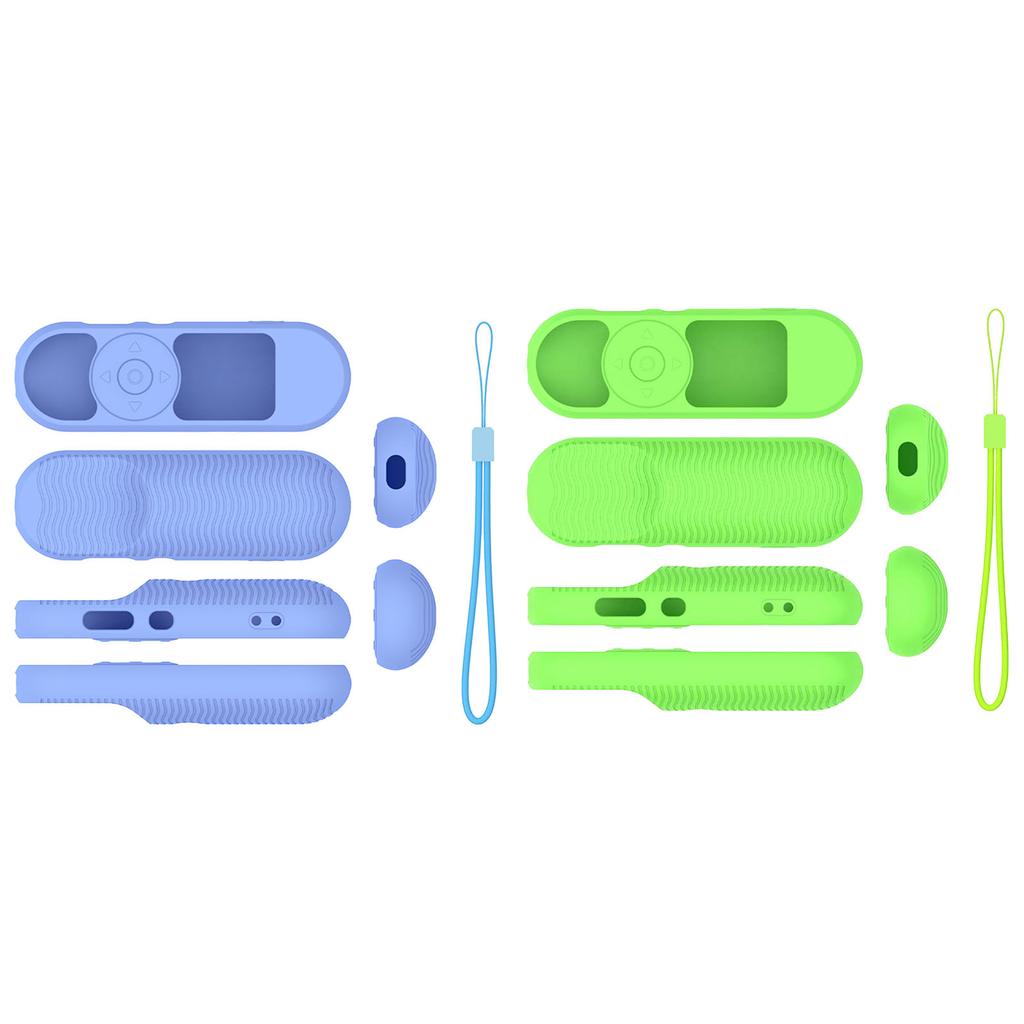 Silicone Protective Case for Vizio XRT290/WRT290 TV Remote Shockproof with Anti-Lost Lanyard for Household Living Room